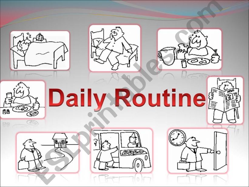 daily routine powerpoint