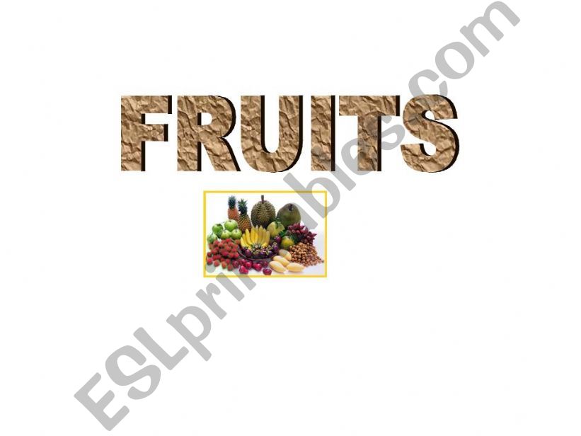 fruits powerpoint