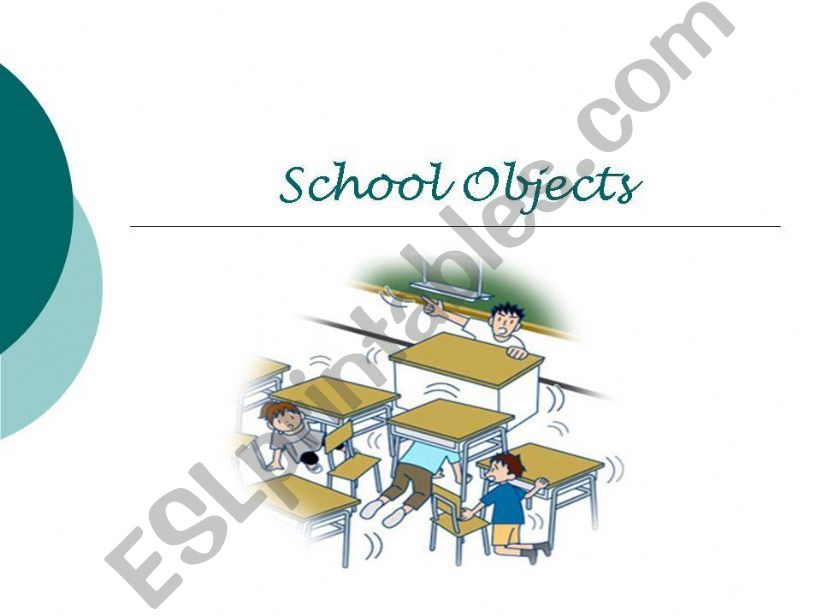 School Objects powerpoint