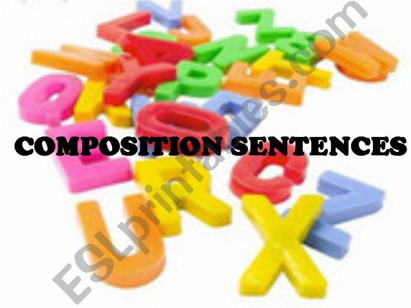 Composition sentences powerpoint