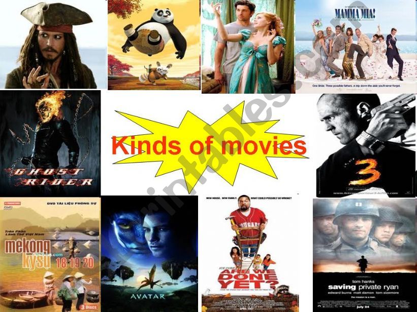 Movie genres powerpoint