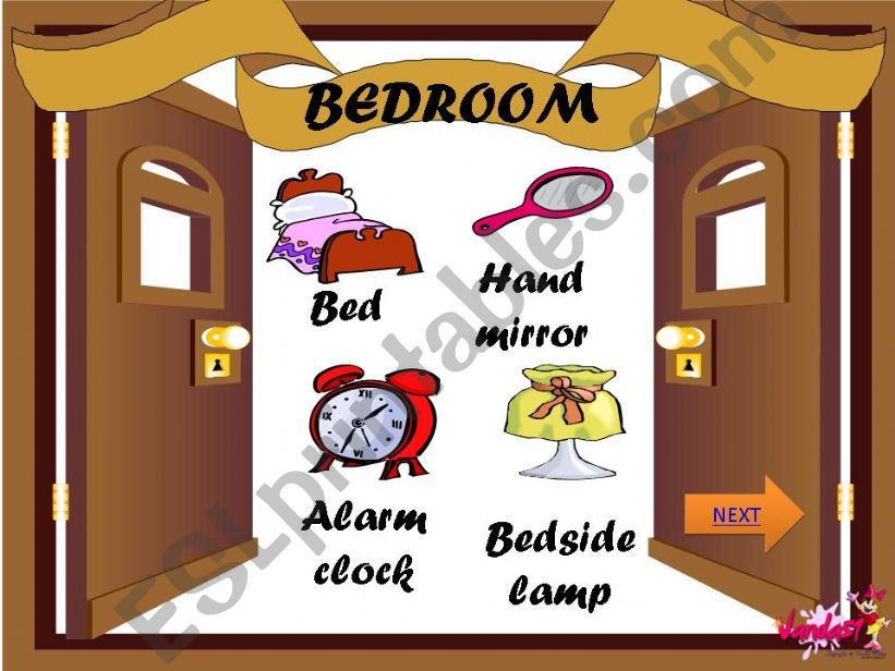 What can you find in your bedroom?