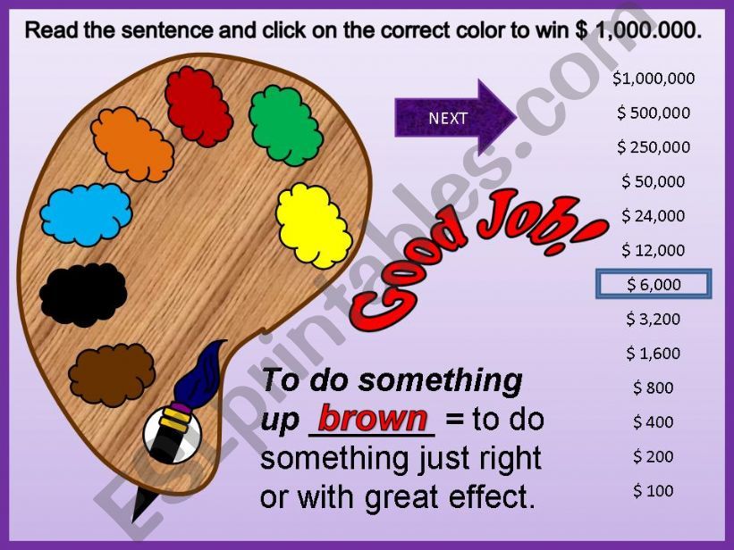 Color Idioms - Part 02 powerpoint