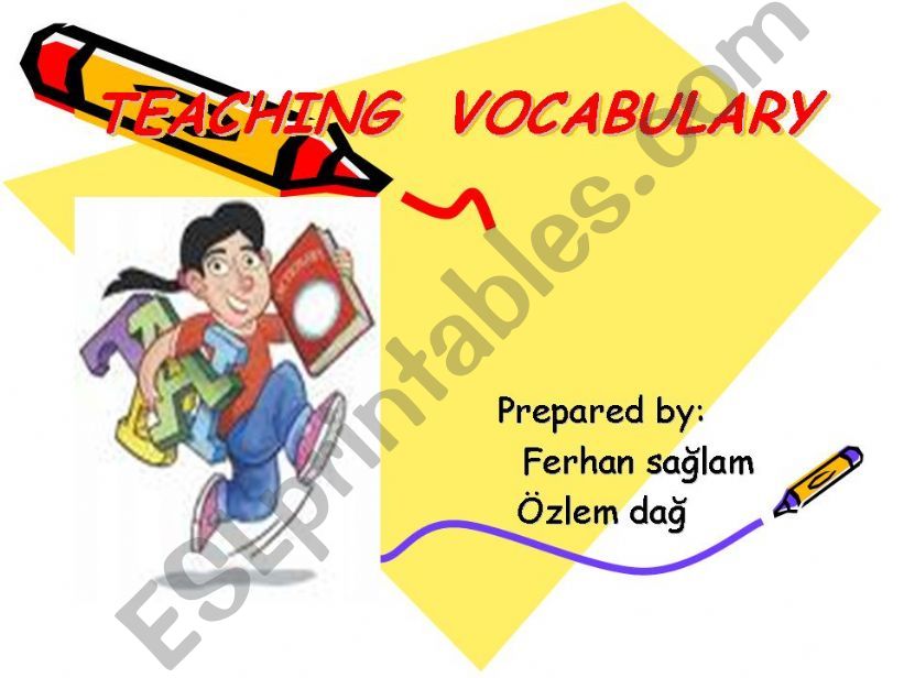 Teaching Vocabulary powerpoint