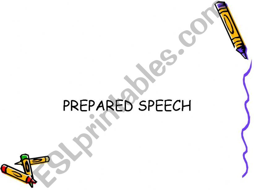 Prepared Speech powerpoint