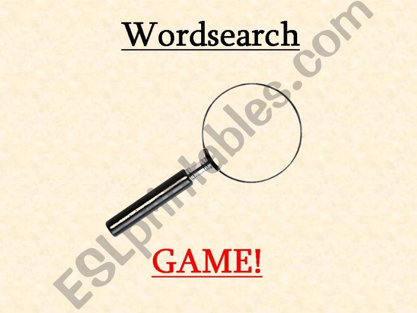 wordsearch powerpoint