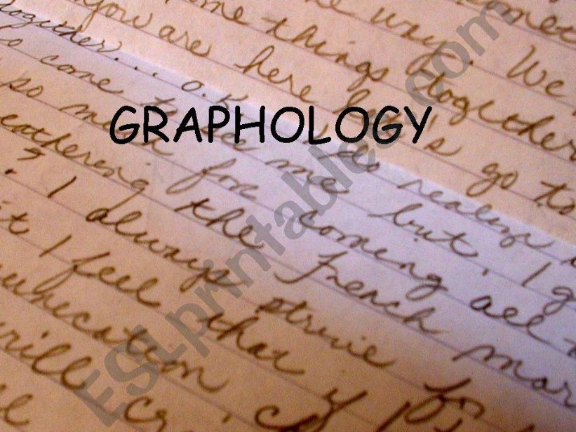 Graphology powerpoint