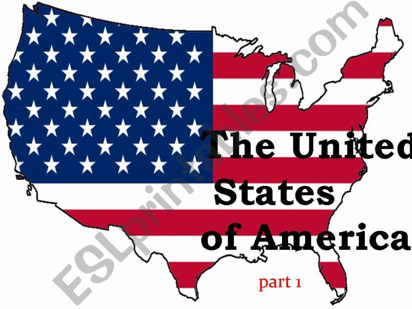 The USA in details part 1  powerpoint
