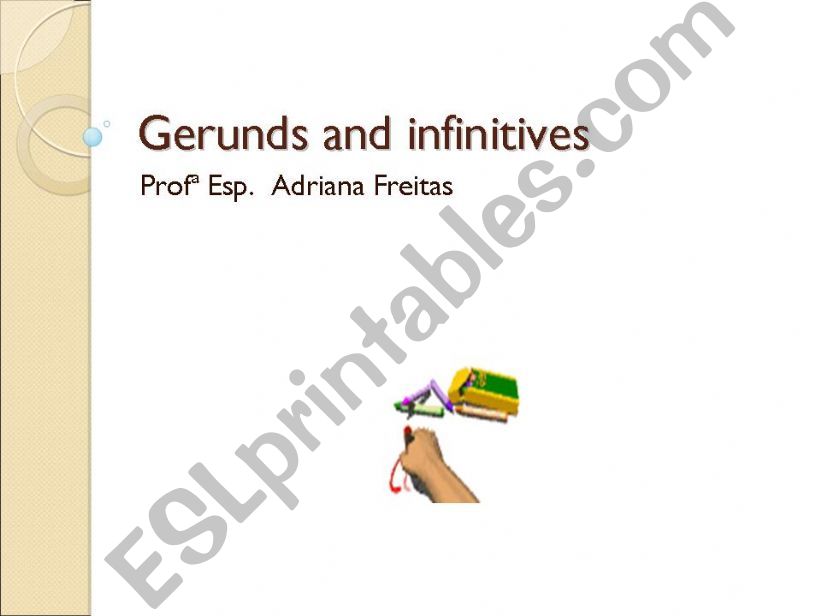 Gerund and Infinitives powerpoint