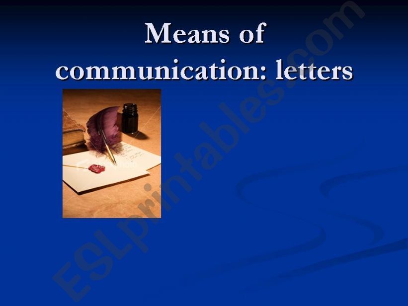 basics about letters powerpoint