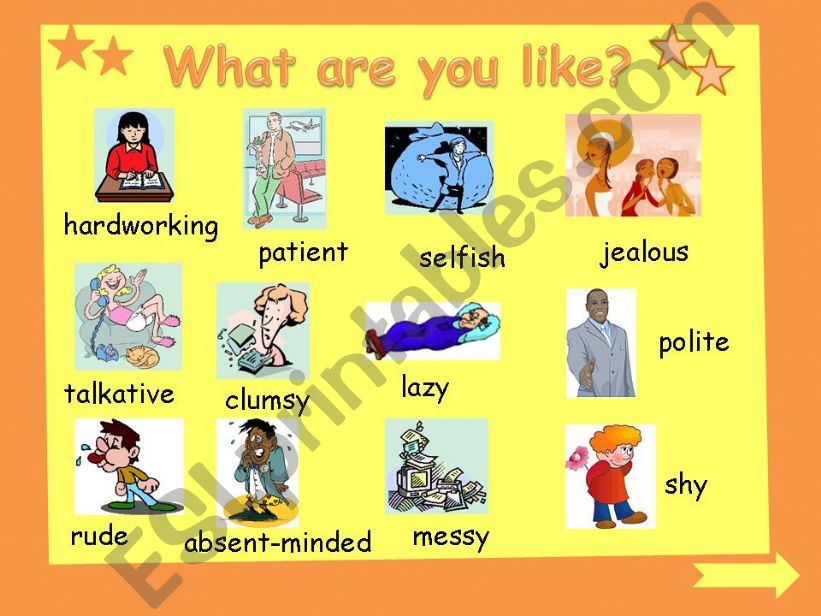 What are you like? part I-ppt with sounds