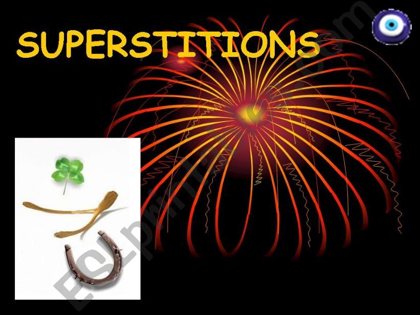 SUPERSTITIONS powerpoint