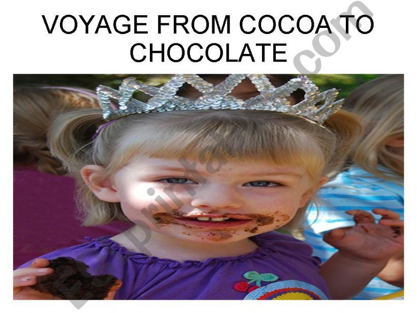 VOYAGE FROM COCOA TO CHOCOLATE