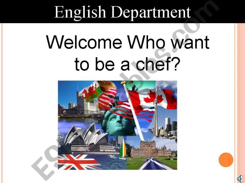 Who want to be a chef? powerpoint