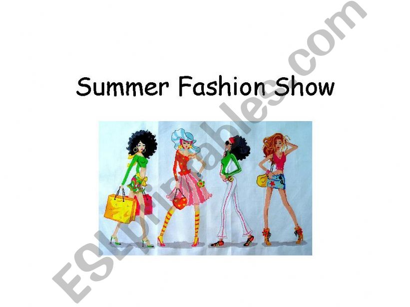Summer Fashions powerpoint