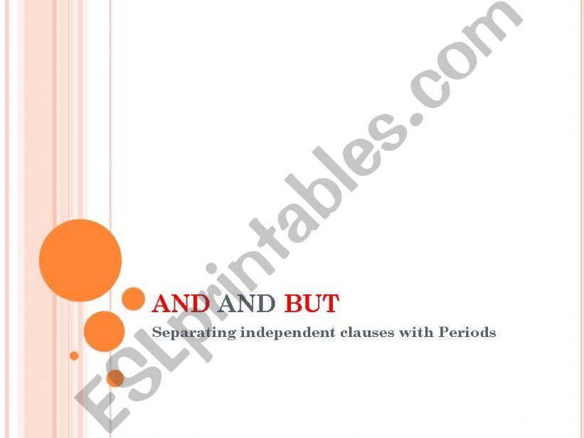 Connecting clauses with 