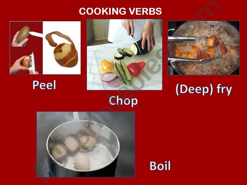 Cooking Verbs powerpoint