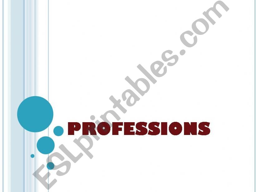 professions powerpoint