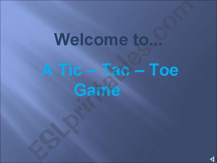JOBS( a Tic-Tac-Toe Game) powerpoint
