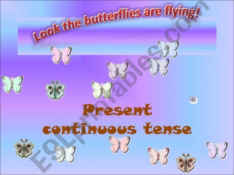 present continuous tense powerpoint