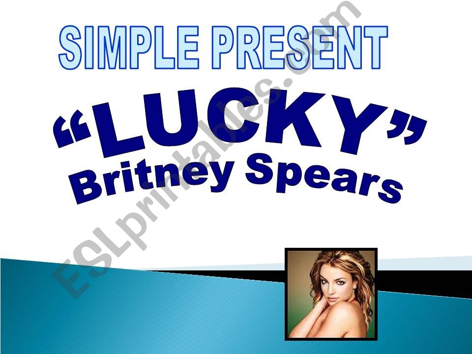 The Present Simple with Britney Spears