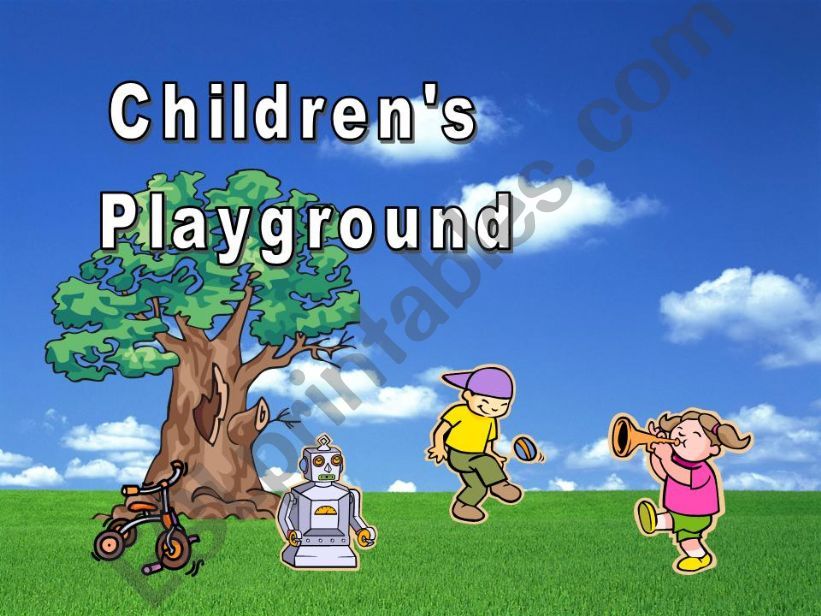 Childrens Playground powerpoint