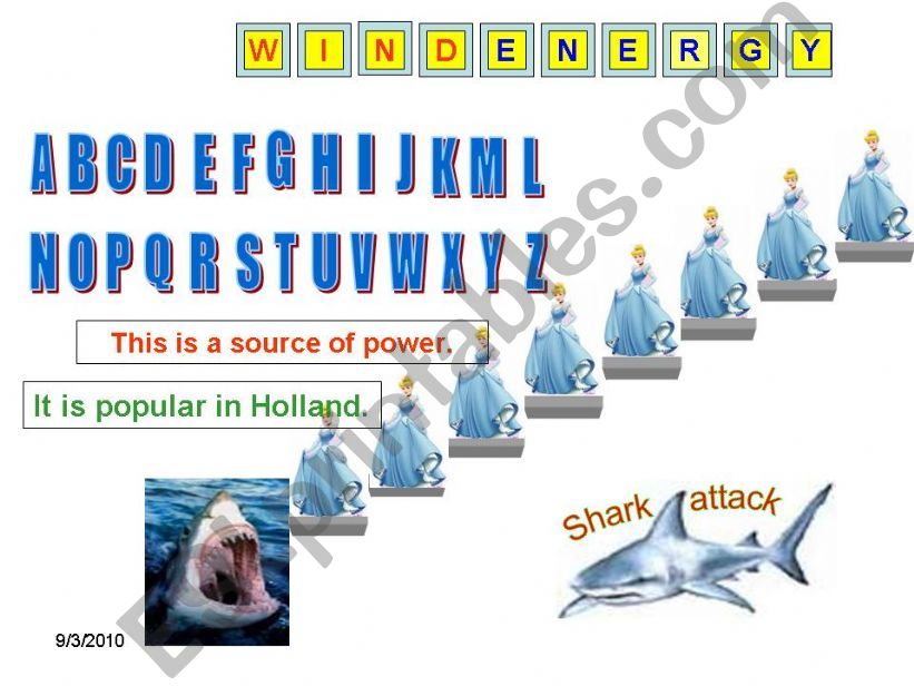 Guess words - Save princess powerpoint