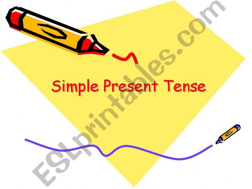 simple present powerpoint