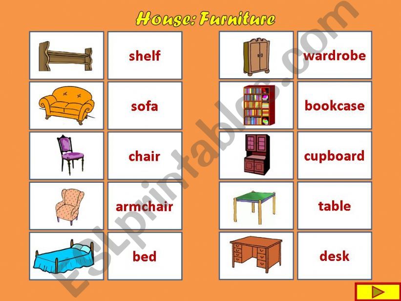 House: furniture powerpoint