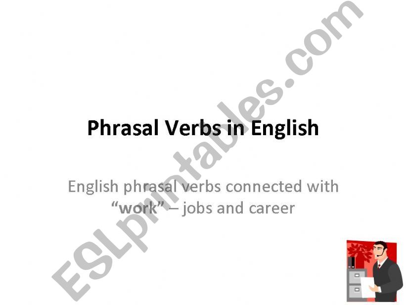 Phrasal Verbs in English powerpoint