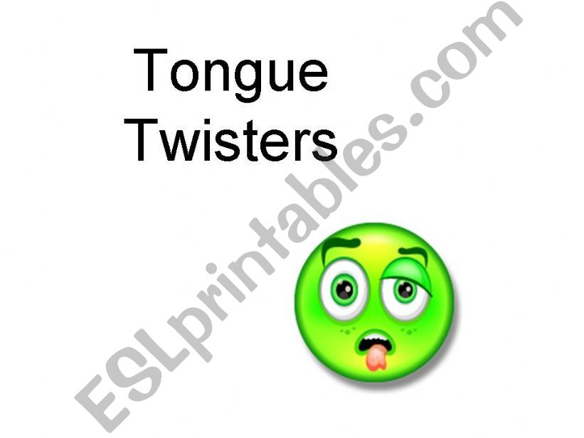 Tongue Twisters powerpoint