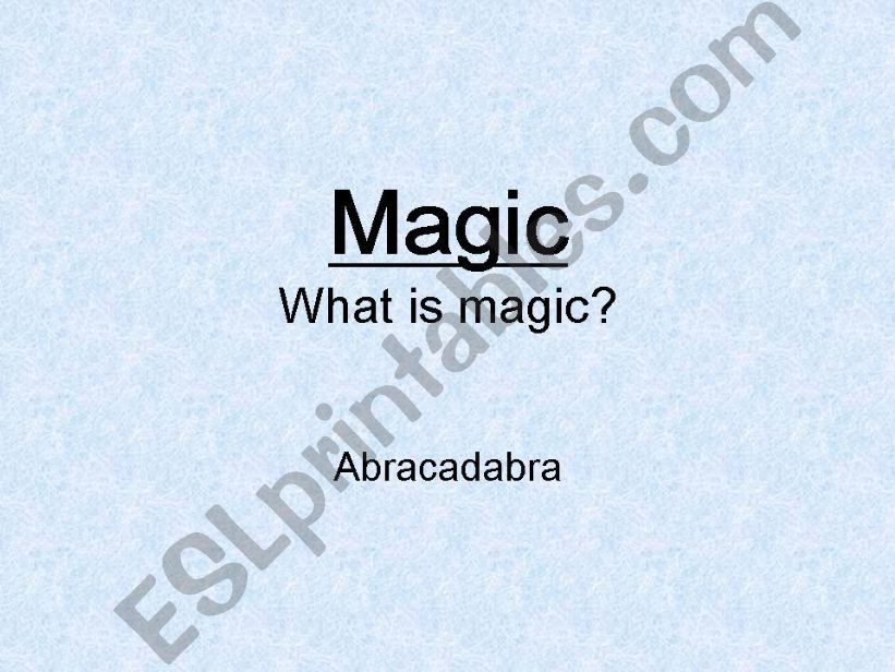 magic powerpoint