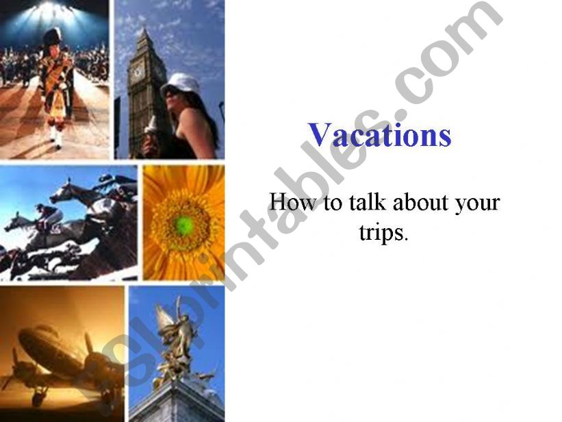 Vacations powerpoint
