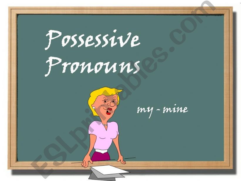 Possessive Pronouns powerpoint