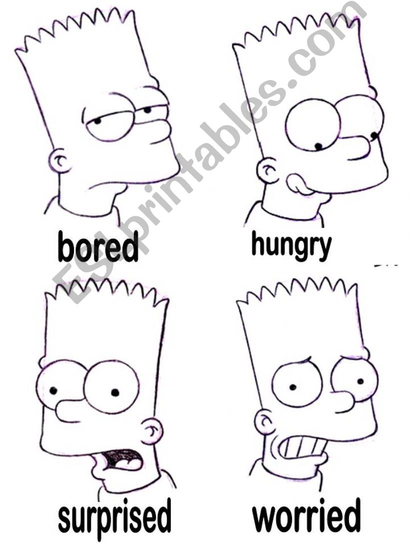 Emotions - feat Bart Simpson powerpoint