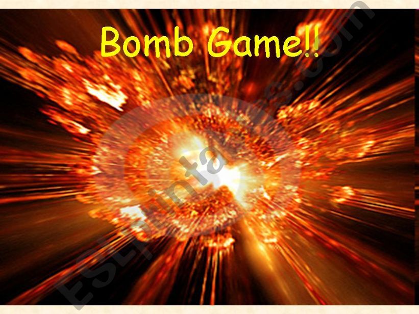Phonics Bomb game(1-2) powerpoint