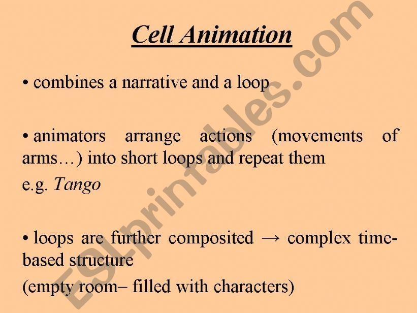 ESL - English PowerPoints: Montage, Animation