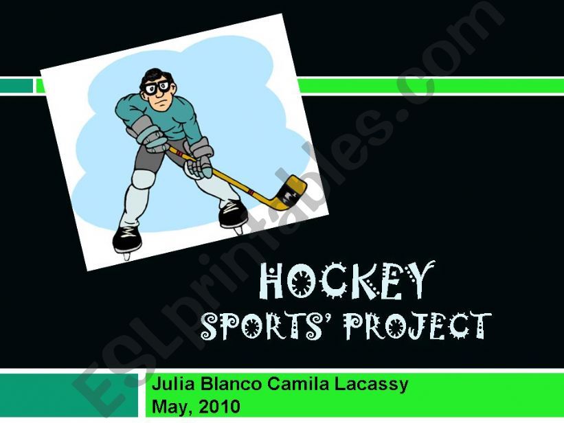 Sports Project powerpoint