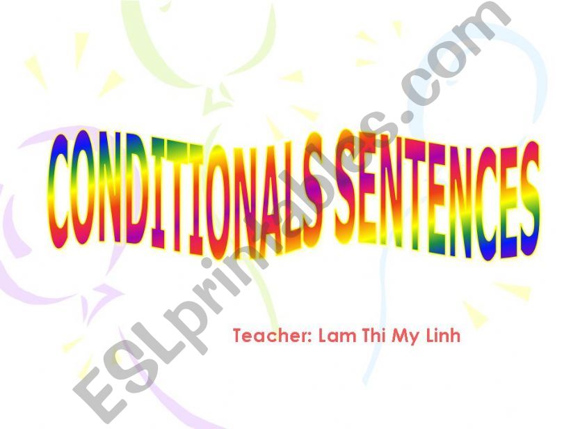 CONDITIONAL SENTENCES powerpoint