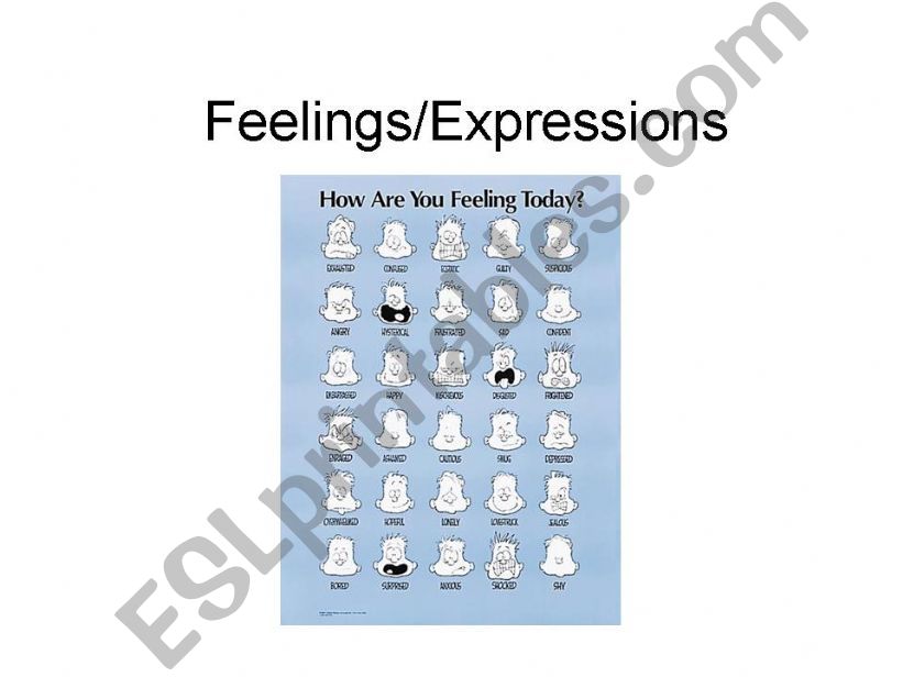 Feelings & Expressions Powerpoint!