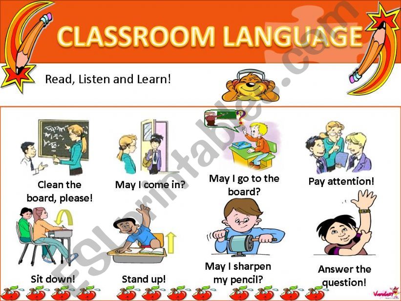 Classroom language powerpoint