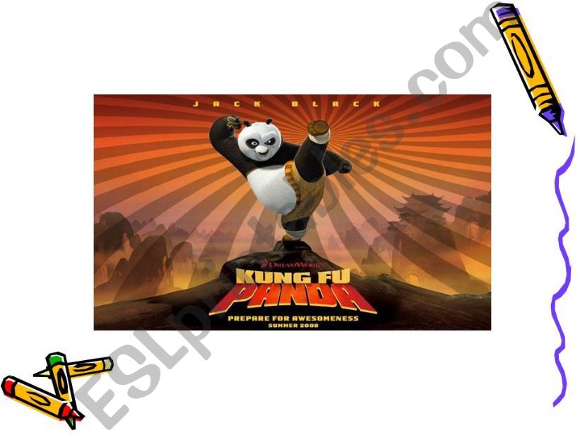 Kung Fu Pandas Characters powerpoint