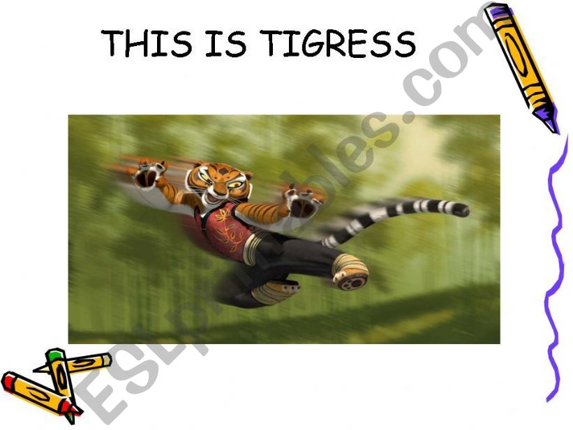 Kung Fu Pandas Characters powerpoint