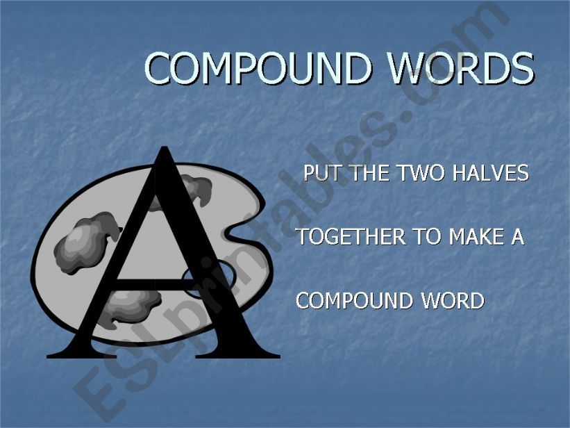 COMPOUND WORDS powerpoint