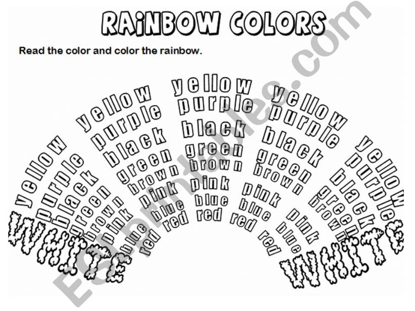 Rainbow Colors powerpoint