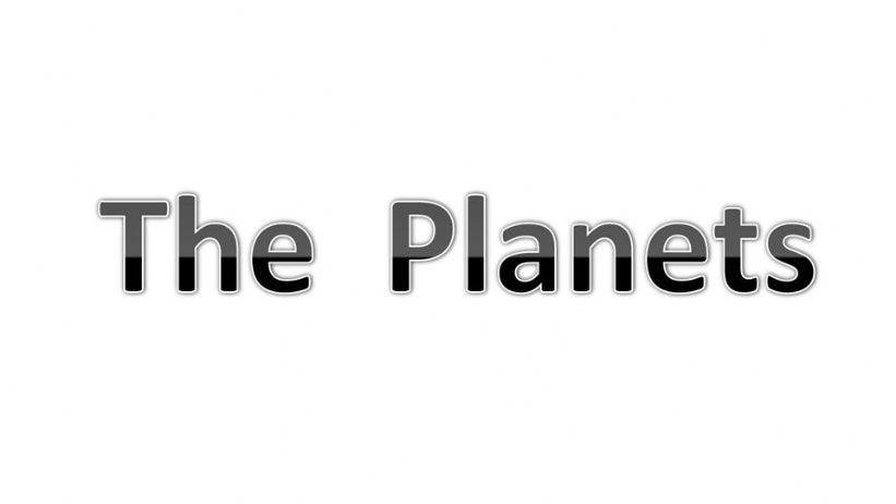 The Planets powerpoint