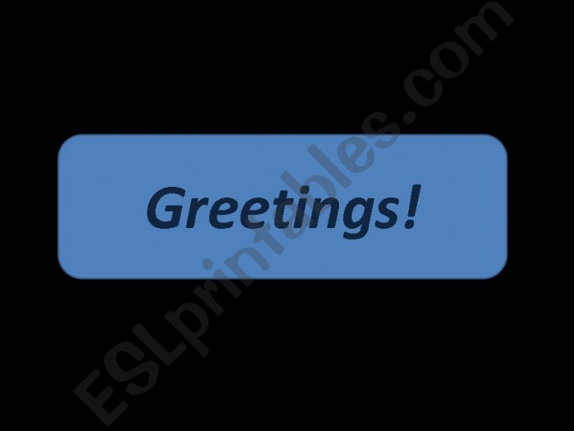 greetings powerpoint
