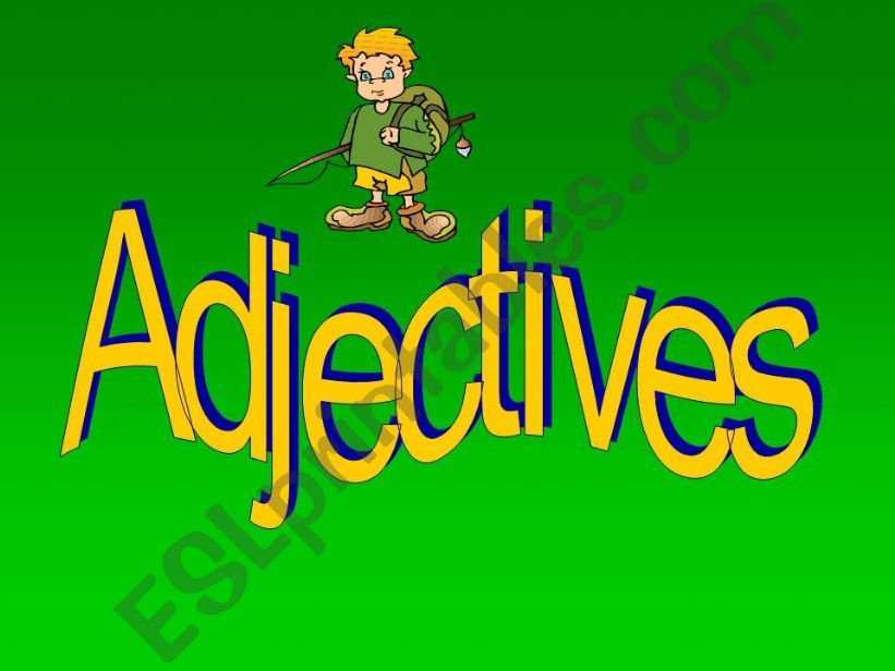 Adjectives powerpoint