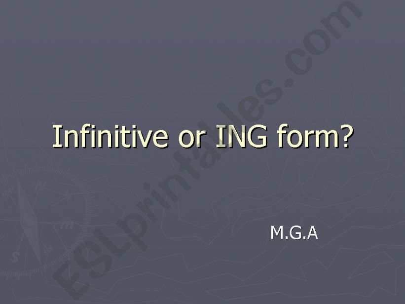 When to use the infinitive or gerund form