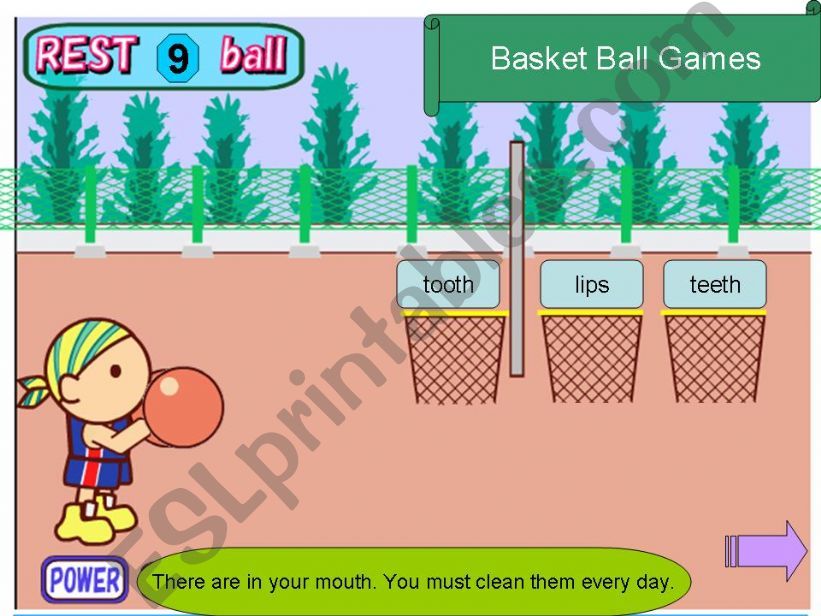 Basketball games - Part 3 powerpoint